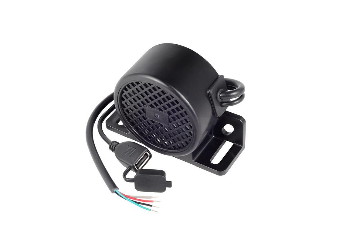 PROGRAMMIERBARE SPRECHENDE RÜCKFAHRWARNANLAGE 90 DB - 12/24V